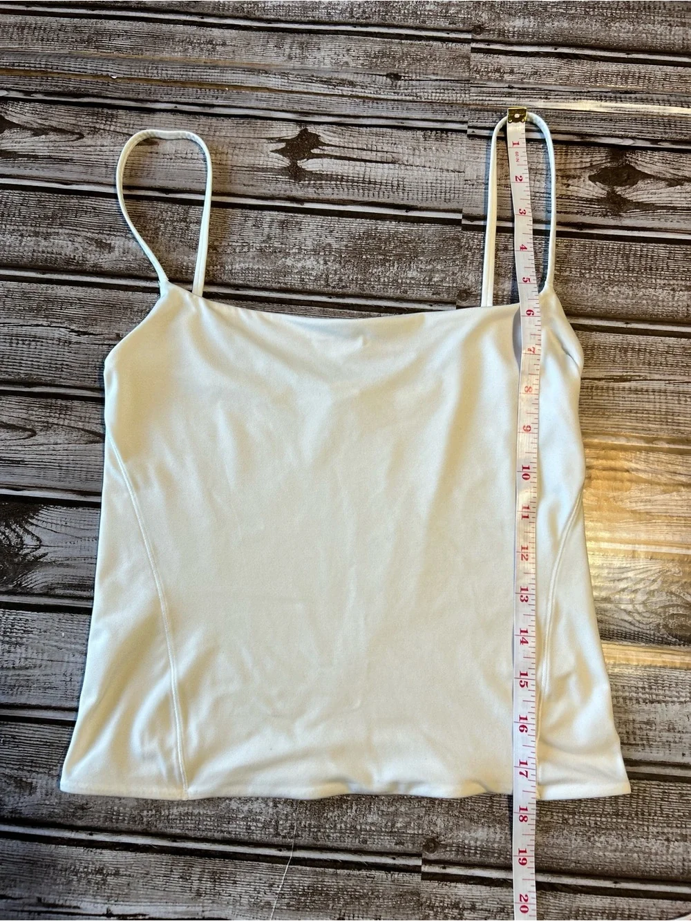 Lululemon Women’s White Spaghetti Strap Cami Top Size XS